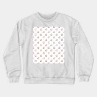 Cute Love Heart And Cats Pattern Crewneck Sweatshirt